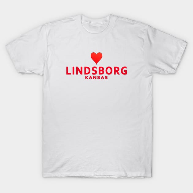 Lindsborg Kansas T-Shirt by SeattleDesignCompany